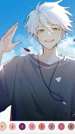 Paint Anime - Color By Number screenshot 2