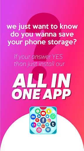 All social media apps, Social Network in one app screenshot 1