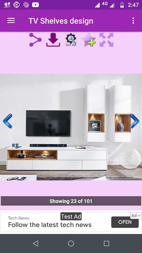TV Shelves Design Gallery скриншот 4