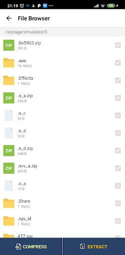 Unrar, Unzip & Zip screenshot 2