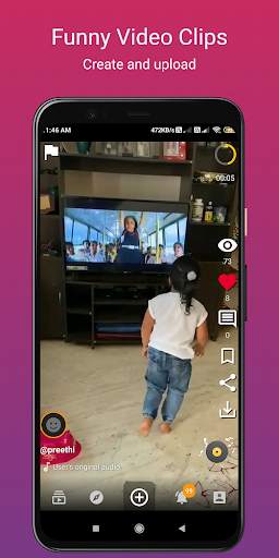 Popcorn Short video App 3 تصوير الشاشة
