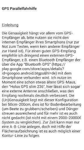 GPS Parallelfahrhilfe screenshot 8
