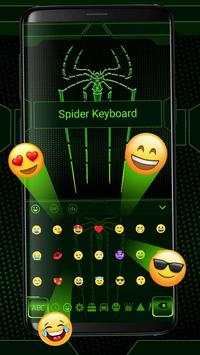 Green Spider Keyboard Theme screenshot 2