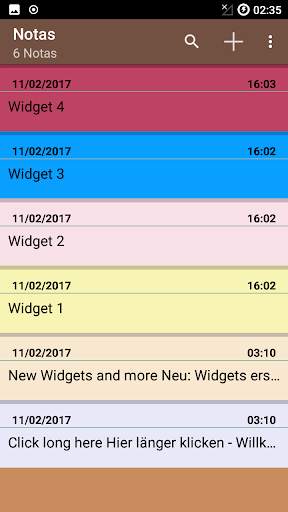 Blocco note screenshot 1