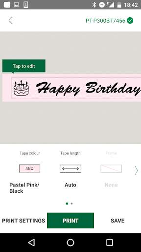 Brother P-touch Design&Print screenshot 3
