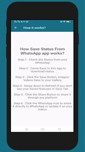 Save Status From WhatsApp स्क्रीनशॉट 6