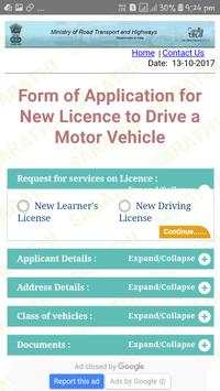 Driving Licence Application & Appointment Booking screenshot 3
