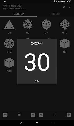 RPG Simple Dice screenshot 9