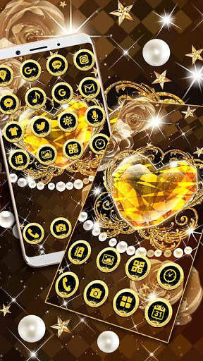 Glitter Heart Themes Live Wallpapers screenshot 3