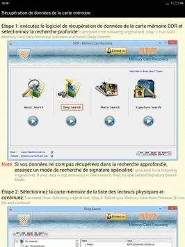 Récupération de données de la carte mémoire Help 10 تصوير الشاشة