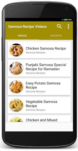 Samosa Recipe Videos 2018 screenshot 1