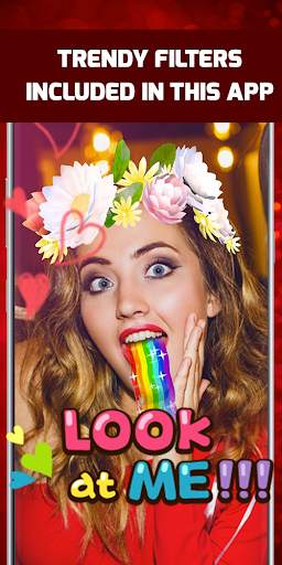 Love Camera selfie Photo Editor screenshot 2
