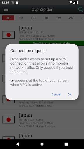 VPN Proxy OvpnSpider 2 تصوير الشاشة