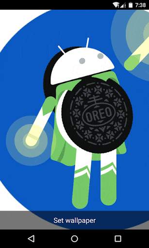 New Oreo Live Wallpaper screenshot 2