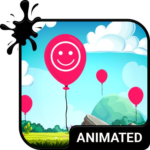 Balloons Animated Custom Keyboard + Live Wallpaper icon