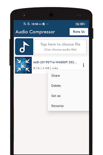 MP3 Compressor screenshot 1