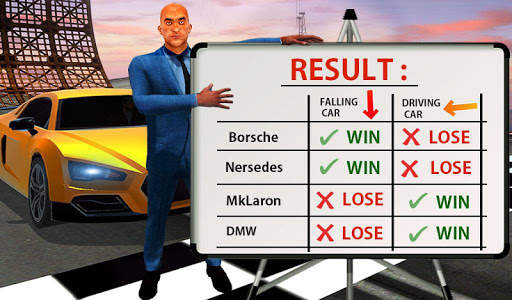 Falling Car VS Driving Car: Drag Racing Rivals PRO screenshot 12