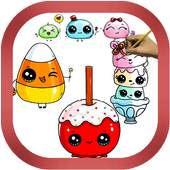 how to draw cute candy food 1.0