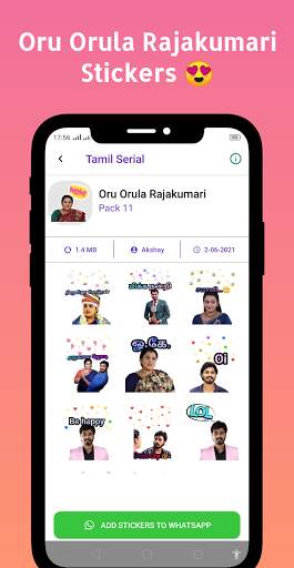 Tamil Serial Stickers screenshot 6