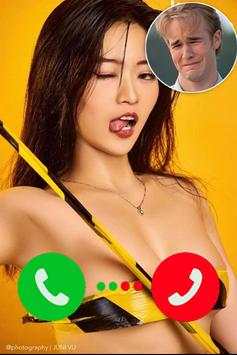 Call Sexy Girl Prank: Fake Video Call 1 تصوير الشاشة