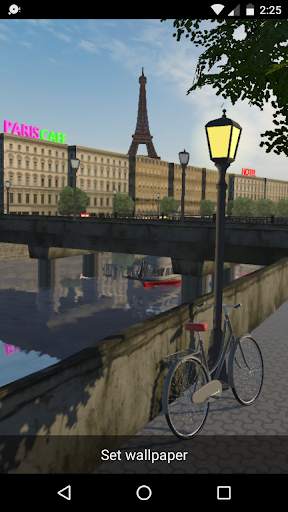 Paris Bridge 3D Live Wallpaper screenshot 2