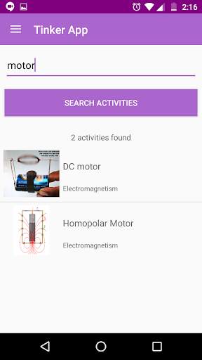 TinkerApp Science Projects 7 تصوير الشاشة