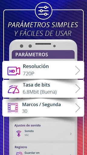 Grabador de pantalla - Captura de video con sonido screenshot 5