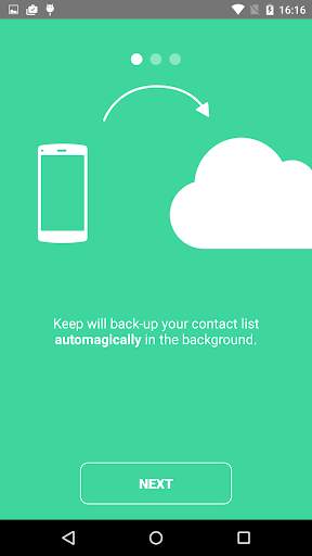 Keep Contacts 1 تصوير الشاشة