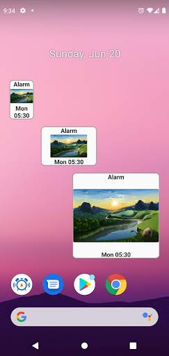 My Next Alarm - Widget screenshot 1