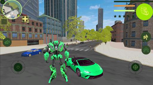 Super Car Robot Transforme Futuristic Supercar screenshot 1