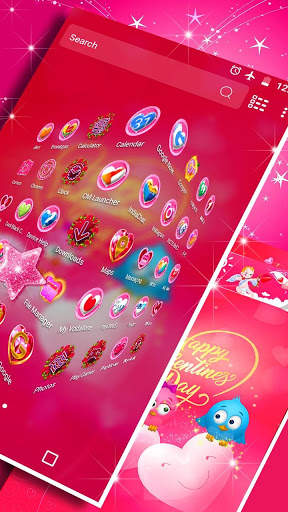 Valentine Day Launcher Theme screenshot 5