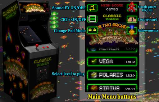 Retro Arcade Invaders screenshot 7