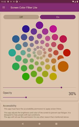 Screen Color Filter Lite screenshot 8