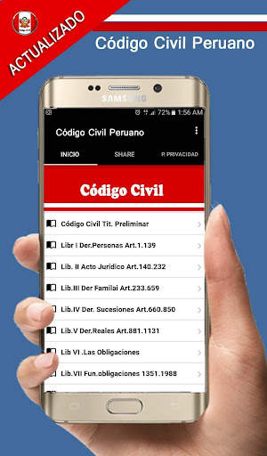 Codigo Civil Peruano screenshot 1