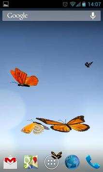 Butterfly 3D  Live Wallpaper screenshot 1