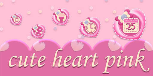 Pink Ribbon Heart Theme screenshot 4