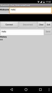 Bluetooth Chat (MESSENGER) screenshot 2