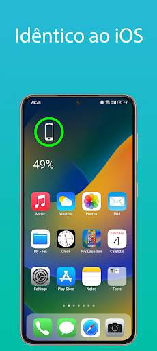 iOS 17 Launcher with App Lock screenshot 1