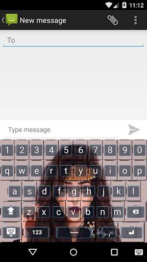 Lovely Girly M Keyboard Theme screenshot 5