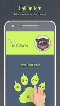 Fake Call From Talking Tom screenshot 3