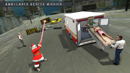 Crime City Simulator Santa Claus Rope Hero screenshot 3