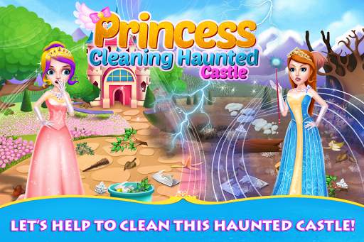 Princess Cleaning Haunted Castle screenshot 3