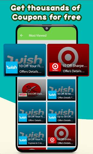 Hurry For Coupons - Promo Codes For Money Saving स्क्रीनशॉट 4