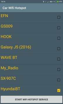 Car Automatic Wifi Hotspot screenshot 1