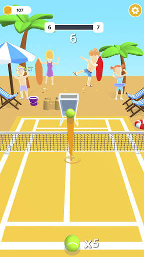 Tennis Bouncing Master 3D screenshot 1