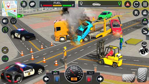 kereta pengangkut lori pemandu screenshot 5