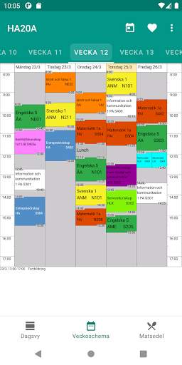 Skolschema – schemat i mobilen screenshot 1