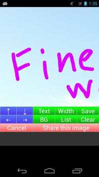 Handwriting de Share photos! screenshot 2