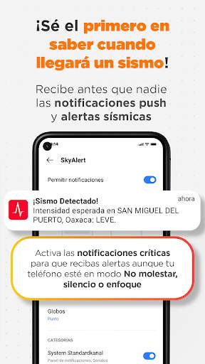 SkyAlert: Alerta Sísmica screenshot 4