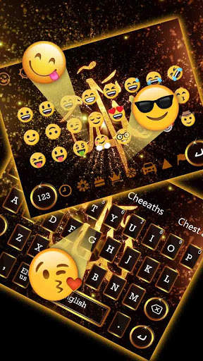 Gold Allah Keyboard screenshot 3